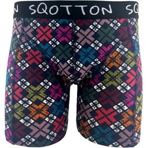 Boxershort - SQOTTON® - Colorful - Cross - Maat L