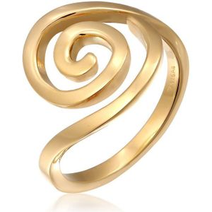 Elli Dames Ring Dames Spiraal Organic Modern in 925 sterling zilver