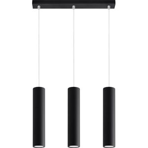 - LED Hanglamp mat zwart LAGOS - 3 x GU10 aansluiting
