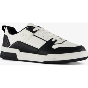 Blue Box heren sneakers wit zwart - Maat 46 - Uitneembare zool