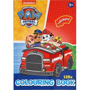 Kleurboek + stickers 128 pag Paw Patrol - Blauw