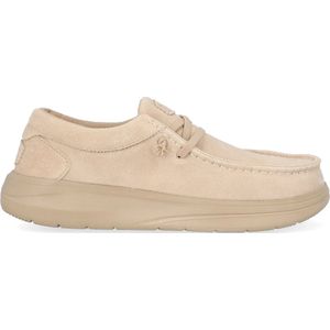 HEYDUDE - Wally Comf Suede Heren Instappers Tan - Maat 43