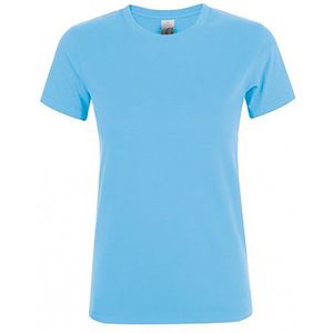 SOLS Dames/dames Regent T-Shirt met korte mouwen (Hemelsblauw)