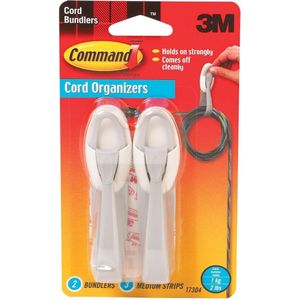 3M Command-kabelhouder Wit, Grijs