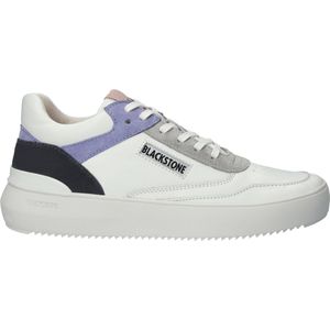 Blackstone Daphne - White Periwinkle - Sneaker (mid) - Vrouw - White - Maat: 37