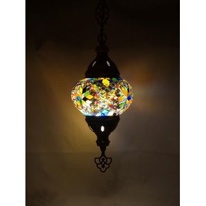 Oosterse mozaïek hanglamp (Turkse lamp)  ø 13 cm