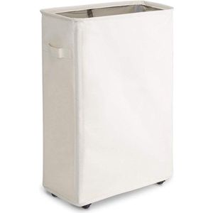 Wasmand Kleine Wasboxen Opvouwbare Wasmand Waterdicht Waszak Kleine Wastererder Met Wielen - 44L, Beige