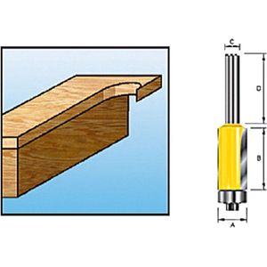 Makita D-09472 Kantenfrees - 9,5mm - 6mm