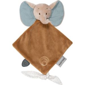 Nattou Olifant Axel - Knuffeldoekje Mini - 30x20 cm - Beige