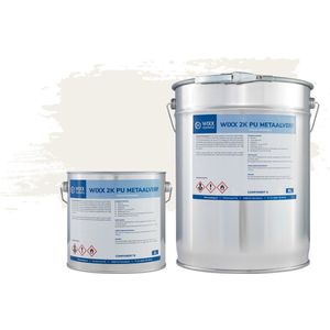 Wixx 2K PU Metaalverf - 10L - RAL 9010 | Zuiver Wit
