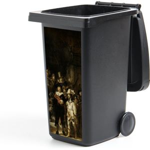 Container sticker Nachtwacht - Rembrandt van Rijn - Kunst - 44x98 cm - Kliko sticker