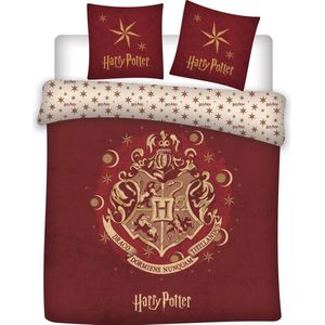 Harry Potter Dekbedovertrek Hogwarts - Lits Jumeaux - 240 x 220 cm - Polyester