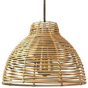 Rotan / Rieten Hanglamp - Handgemaakt - Naturel - ⌀30 cm