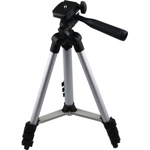 Statief Smartphone Tripod Camera - Statief Telefoon Camera Verstelbaar - Zilver