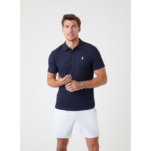 Björn Borg Ace polo - blauw - Maat: S