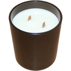 Geurkaars - Kokosnoot - Kaars - Houten lont - Candle - Geschenk - Knetterlont - 45 branduren