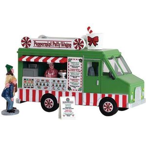 Lemax - Peppermint Food Truck -  Set Of 3