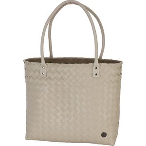 Handed By - Grace - Beige Handtas S met PU hengsels en afneembare binnentas