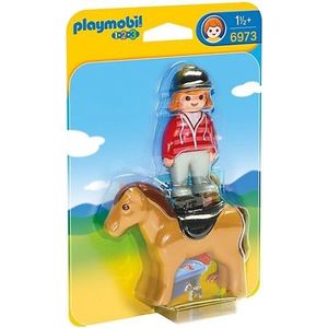 Playmobil 1, 2, 3: Ruiter Met Paard (6973)