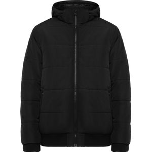 Zwarte lichtgewicht waterafstotende gewatteerde jas 'Surgut' maat M merk Roly