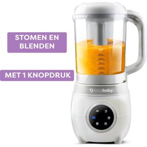 Easybaby Steam Baby Blender, 4-in-1 Babyvoedingmaker - Verse Groente en Fruithap - Stomen, Blenden, Opwarmen en Ontdooien