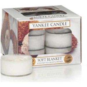 Yankee Candle Soft Blanket waxinelichtjes 12 stuks