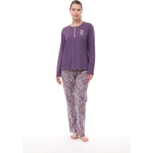 Pijadore - Grote Maten Dames Pyjama Set, Lange Mouwen - 2XL