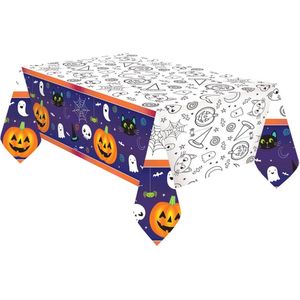 AMSCAN - Halloween Friends papieren tafelkleed 1,2 x 1,8 m