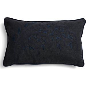 Riviera Maison Kussensloop 50x30 cm - D'amour Solange Pillow Cover - Blauw