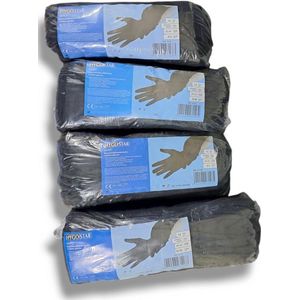 HYGOSTAR katoenen handschoen NERO - 12 paar - zwart - maat M - voor eczeem - allergie - handcrème - juweliers - munt handschoen