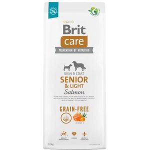 Brit Care Dog Hondenvoer - Senior - Zalm - 12 kg