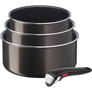 Tefal Ingenio Easy Plus Steelpannenset 16-18-20 cm + handvat L1509102