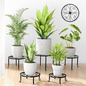 Plant Kruk Metalen Rek - 5-Delige Bloempot Rek - Binnen en Buiten Tuin Decoratie - Partij Restaurant Tafel Rek - Korte Rek - STLOVe - 5 Maten