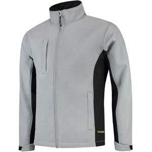 Tricorp Soft Shell Jack Bi-Color - Workwear - 402002 - grijs / Zwart - maat 7XL