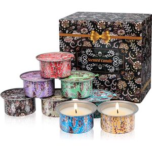 Scented Candle Set – Geurkaarsen Cadeauset – Geurkaarsenset -  Geurkaarsen geschenkset