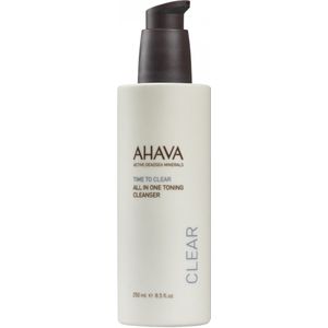 AHAVA Reinigende lotion – Verwijderen van vuil en onzuiverheden – Verwijderd make-up inclusief oogmake-up – Behoudt de natuurlijke pH-waarde van de huid – VEGAN – Alcohol- en parabenenvrij – 250ml