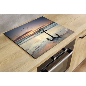 Inductiebeschermer - Anker - 95x55 cm - Inductiebeschermer - Inductie Afdekplaat Kookplaat - Inductie Mat - Anti-Slip - Keuken Decoratie - Keuken Accessoires