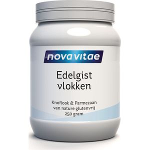 Nova Vitae - Edelgistvlokken - Kosher - Halal - Knoflook & Parmezaan - 250 gram