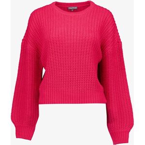 TwoDay gebreide dames trui roze - Maat XL