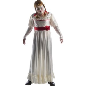 Rubies - Pop kostuum Kostuum - Niet Mee Te Spelen Pop Annabelle - Vrouw - rood,wit / beige - Maat 46-48 - Halloween - Verkleedkleding
