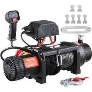 - ATV Lier - Jeep Lier - Lier - Elektrisch - Elektrische Lier - ATV - Quad Lier - 4500KG - Zwart