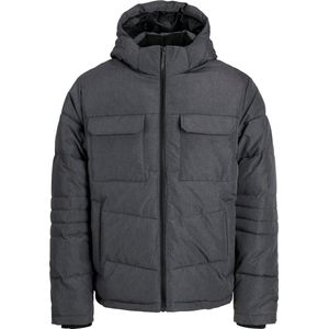 Jack & Jones Jas Jjbuild Puffer Jacket 12256858 Dark Grey/melange Mannen Maat - M