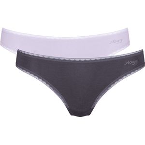 Sloggi Dames GO 2-Pack Brazil Panty Paars XS