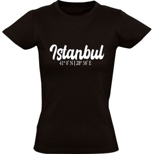 Istanbul Coördinaten Dames T-shirt | Turkije | Vakantie | Shirt