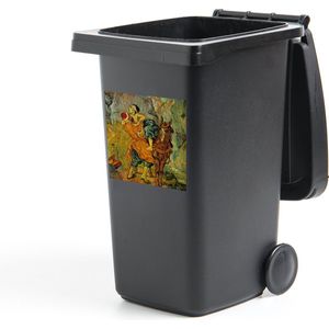 Container sticker De barmhartige Samaritaan - Vincent van Gogh - 40x40 cm - Kliko sticker