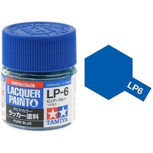 Tamiya LP-6 Blue - Gloss - Lacquer Paint - 10ml Verf potje