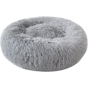 Dailyibed hondenmand - donut - hondenkussen - hondenbed - XL - 70x70x16 cm - Grijs