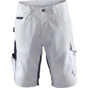 Blaklader 1094 Schildersshort met stretch White/Dark Grey C54