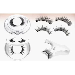 Nepwimpers sexy natural look lange wimpers magnetisch C-D KRUL 15 MM