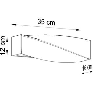 Sollux Lighting - Wandlamp keramiek SIGMA MINI